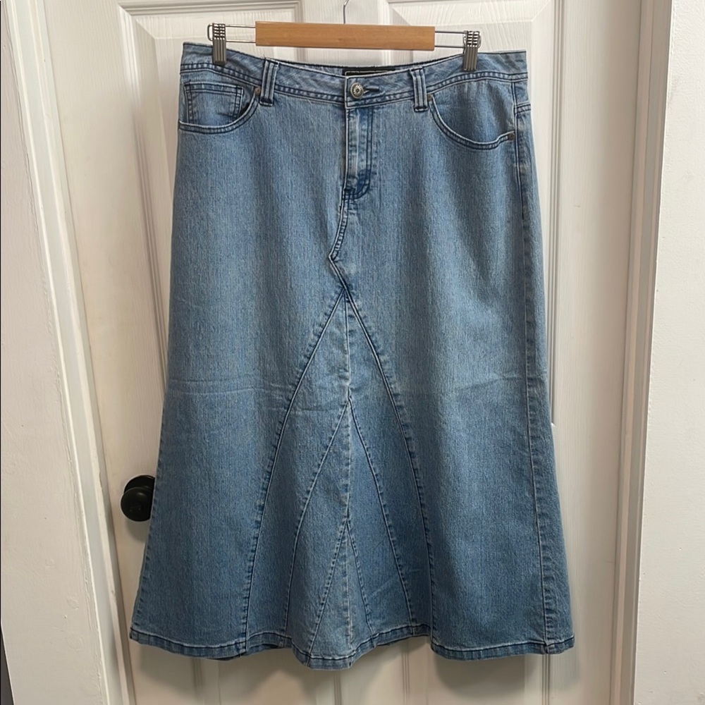 Women’s Denim A-Line Skirt